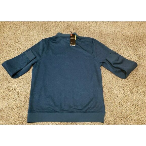 Under Armour 1281267 417 Storm Teal Blue Men Sz M Golf 1/4 Zip LS Sweater Fleece - Picture 7 of 7